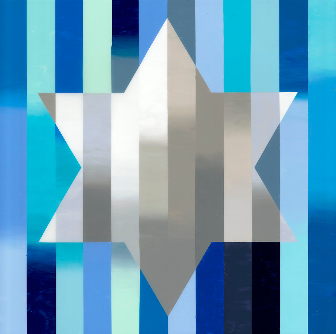 36"X36" Acrylic art piece with hanging hardware