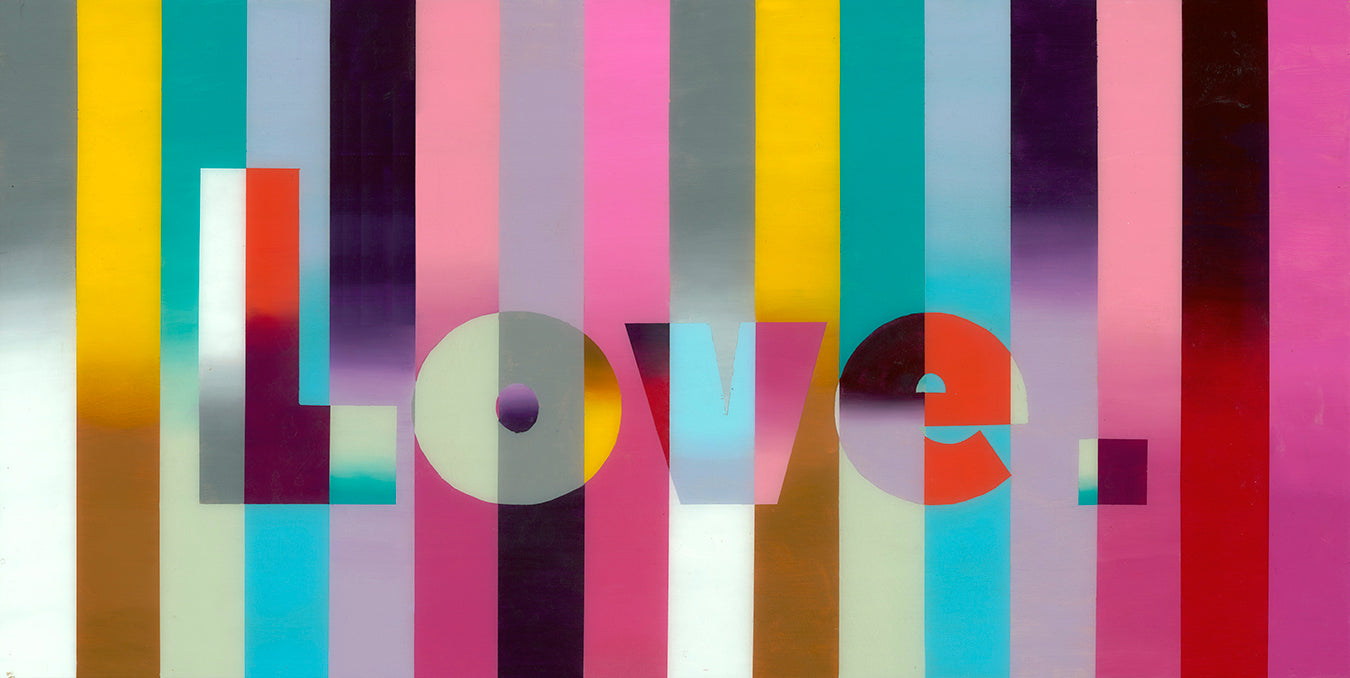 Love Language, a hand painted 4'X2' artwork